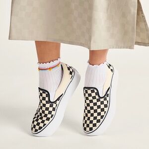 Classic Slip-On Checkerboard Stackform Shoe 🏁